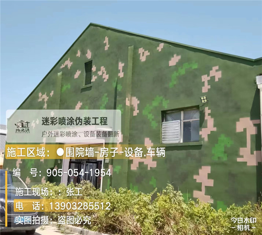 凉山外墙数码迷彩漆施工报价清单（100㎡标准墙面测算）